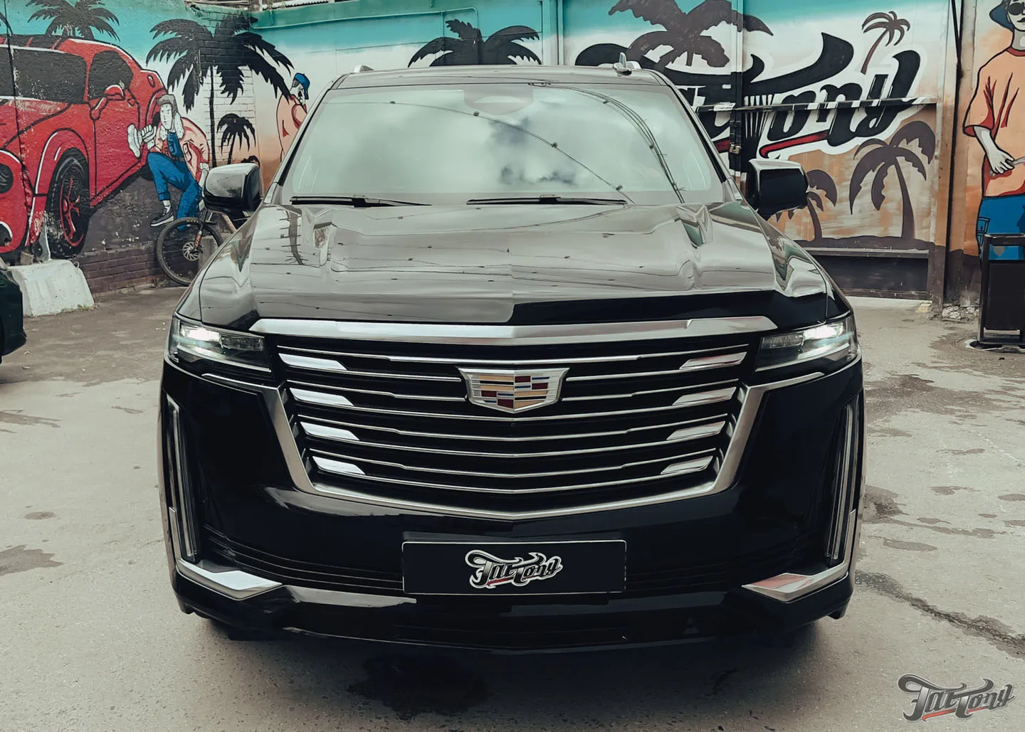 Построили выхлопную систему на Cadillac Escalade нового поколения